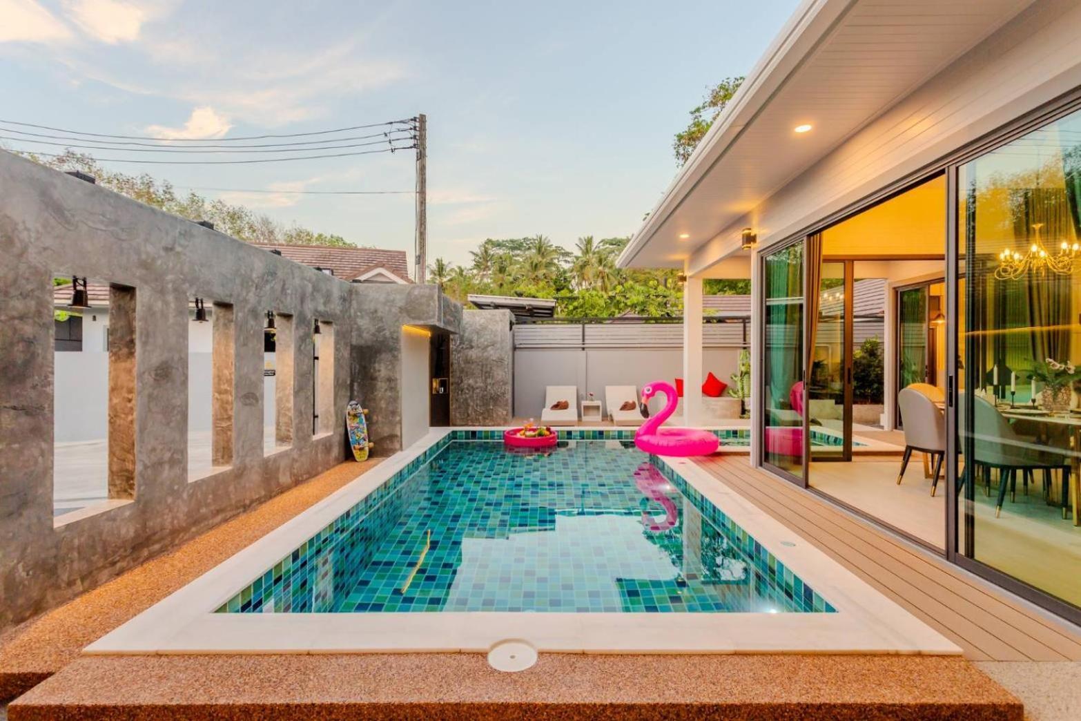 Nut & Non Pool Villa By Duangtham Ban Khlong Haeng Exterior foto